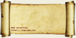 Jana Todosijević vizit kartica